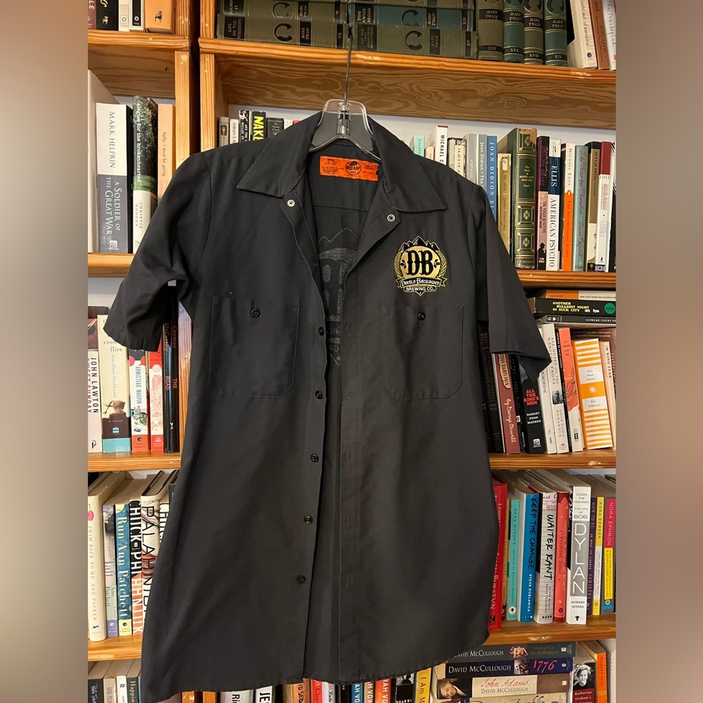 Red Kap Devils Backbone Gray Brewer’s Shirt Size Small